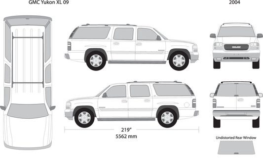 2004 Gmc Yukon V09 Vehicle Wrap Template