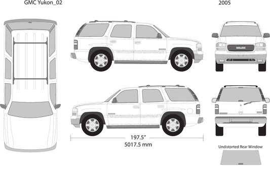 2005 GMC Yukon Vector Wrap Template - GravBase
