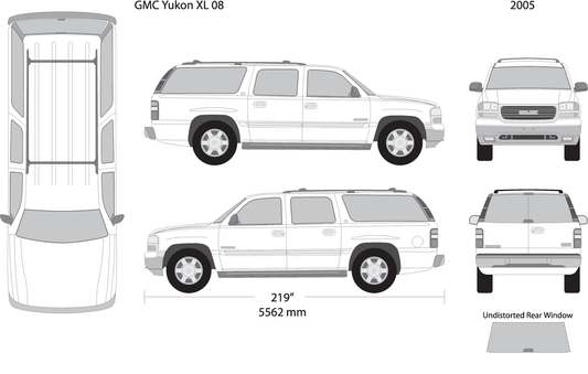 2005 Gmc Yukon V08 Vehicle Wrap Template