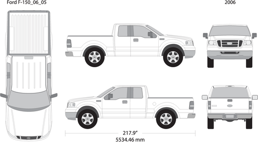 2006 Ford F 150 V05 Vehicle Wrap Template