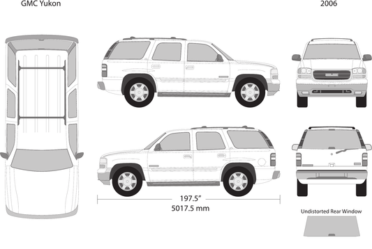 2006 GMC Yukon vector wrap template V01, Design-Ready PDF - GravBase