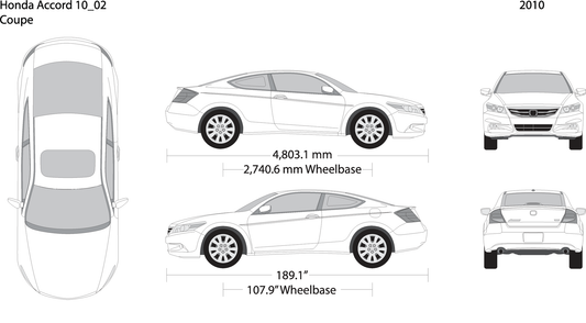2010 Honda Accord Coupe V02 Vehicle Wrap Template
