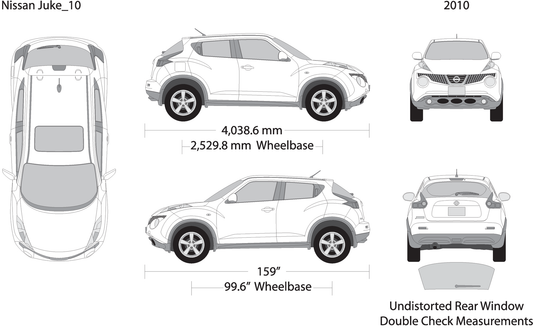 2010 Nissan Juke V10 Vehicle Wrap Template