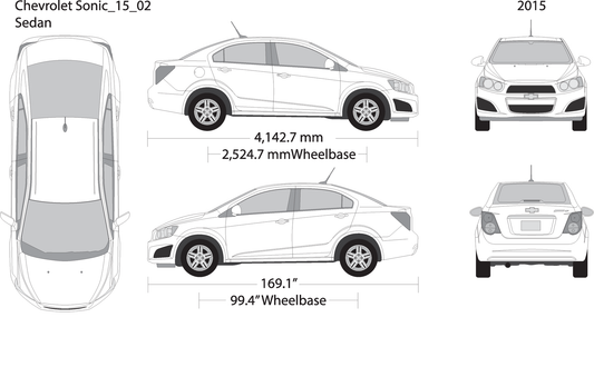 2015 Chevy Sonic V02 Vehicle Wrap Template