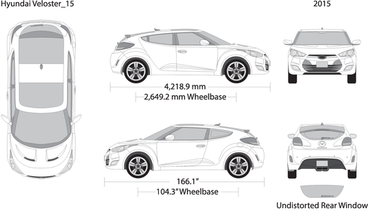 2015 Hyundai Veloster V15 Vehicle Wrap Template
