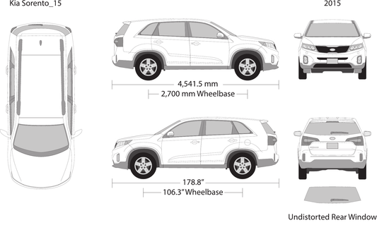 2015 Kia Sorento vector wrap template, Design-Ready PDF - GravBase