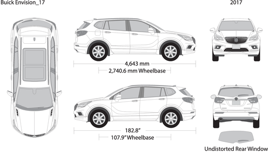 2017 Buick Envision V17 Vehicle Wrap Template
