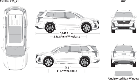 2021 Cadillac Xt6 V21 Vehicle Wrap Template