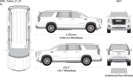 2021 Gmc Yukon V01 Vehicle Wrap Template
