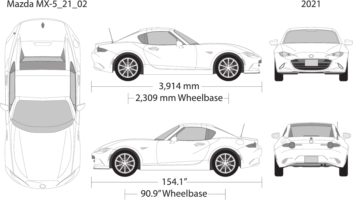 2021 Mazda MX-5 vector wrap template V02, Design-Ready PDF - GravBase