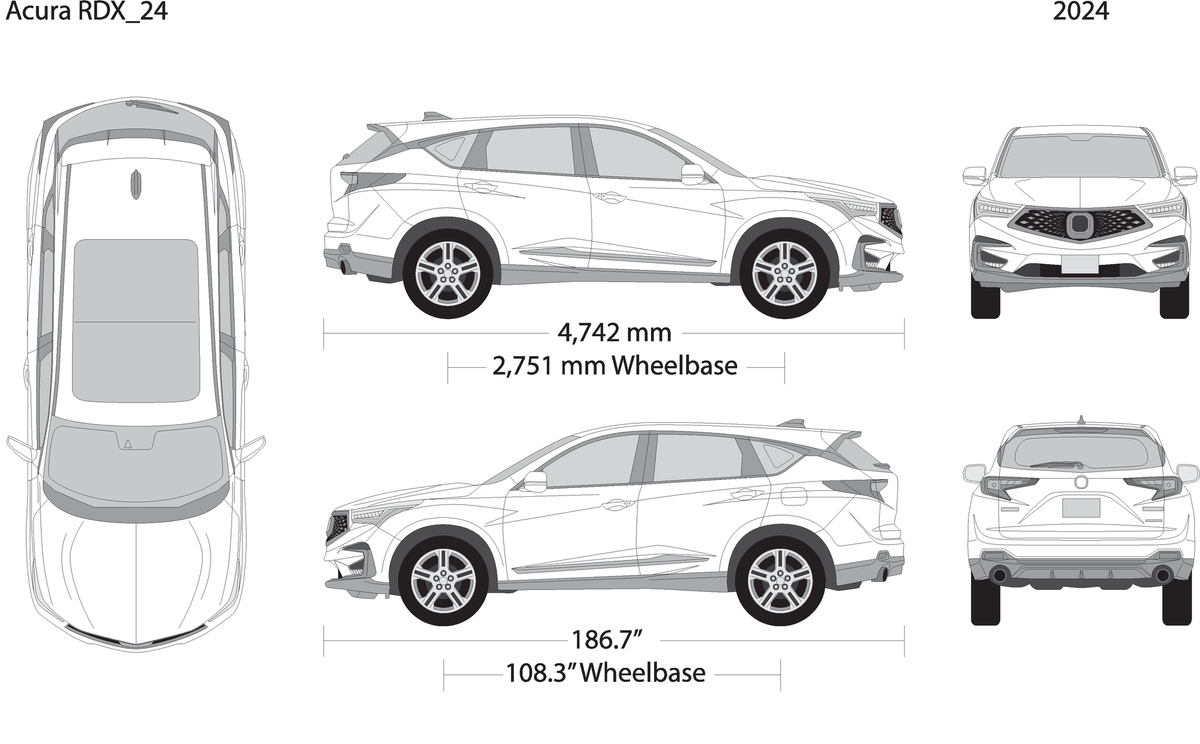 2024 Acura Rdx V24 Vehicle Wrap Template