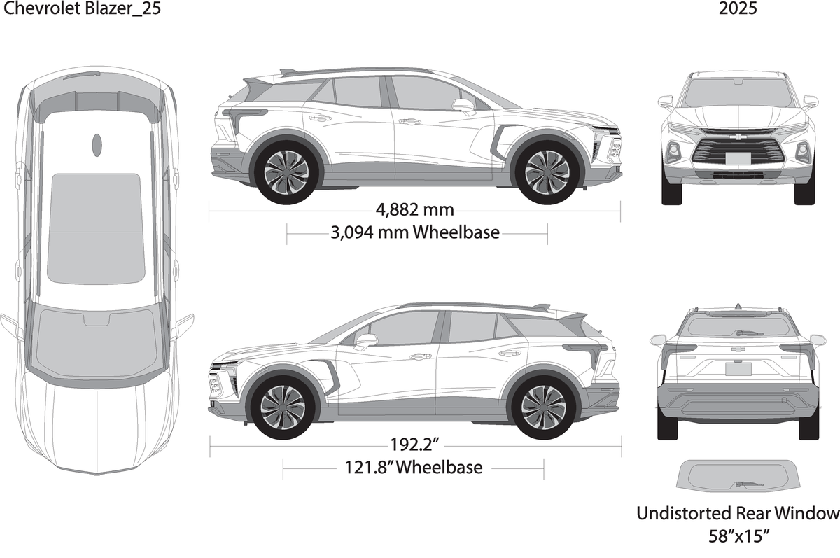 2025 Chevy Blazer Ev V25 Vehicle Wrap Template