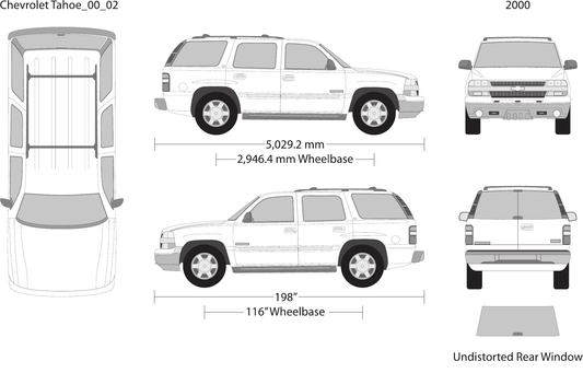 2000 Chevy Tahoe vector wrap template V02, Design-Ready PDF - GravBase
