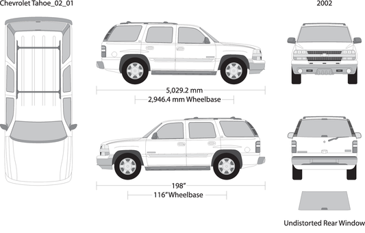 2002 Chevy Tahoe V01 Vehicle Wrap Template