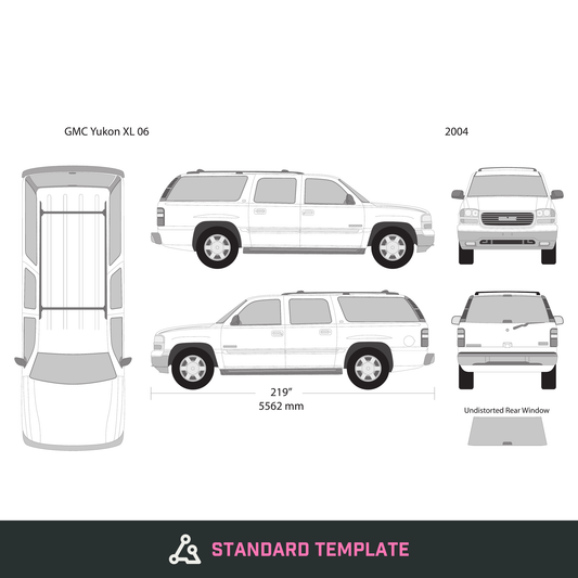 2004 GMC Yukon vector wrap template V06, Design-Ready PDF - GravBase