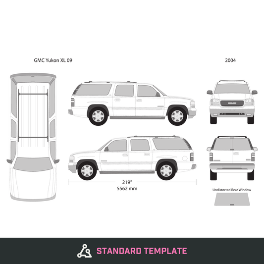 2004 GMC Yukon vector wrap template V09, Design-Ready PDF - GravBase
