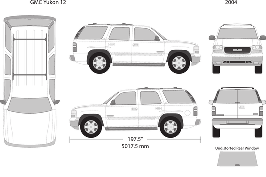 2004 GMC Yukon Vector Wrap Template - GravBase