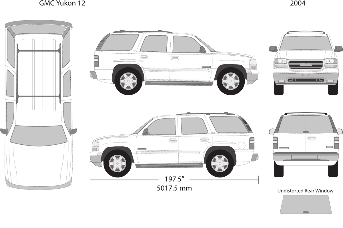 2004 GMC Yukon vector wrap template V12, Design-Ready PDF - GravBase