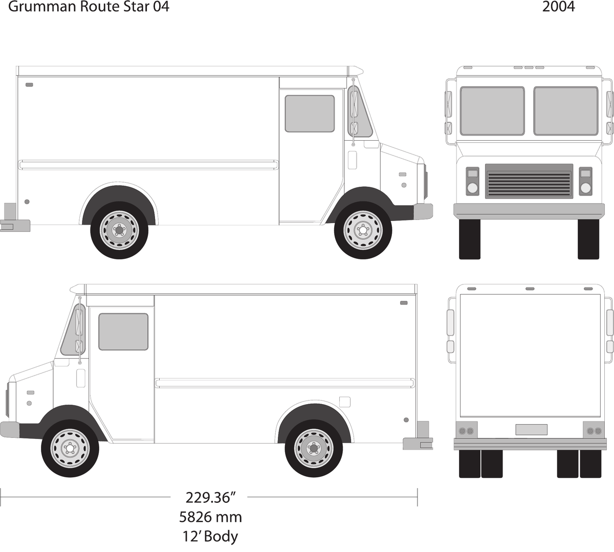 2004 Grumman Vector Wrap Template - GravBase