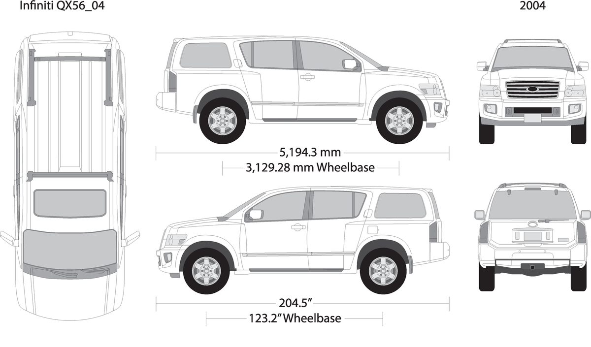 2004 Infiniti Qx56 V04 Vehicle Wrap Template