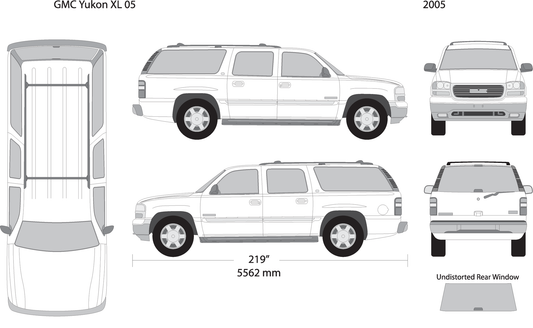 2005 Gmc Yukon V05 Vehicle Wrap Template