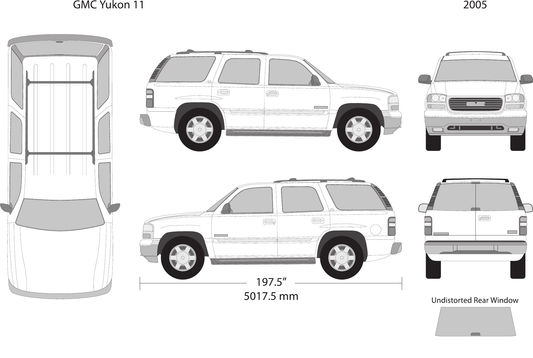 2005 GMC Yukon vector wrap template V11, Design-Ready PDF - GravBase