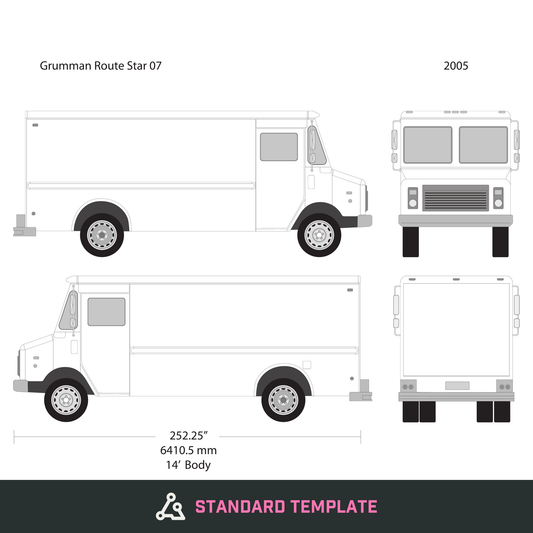 2005 Grumman vector wrap template V07, Design-Ready PDF - GravBase