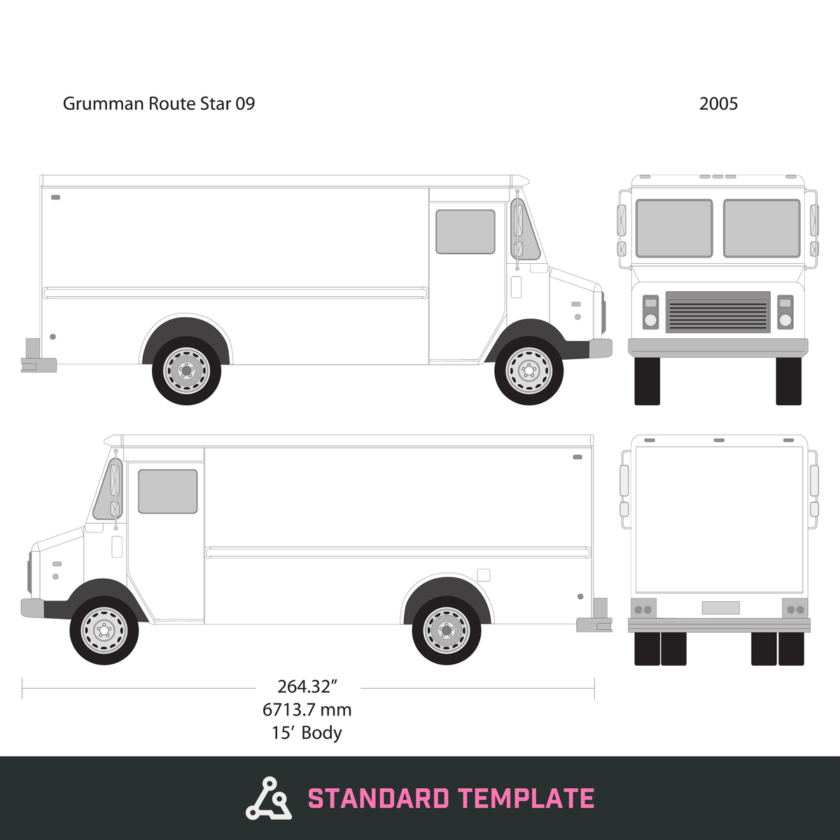 2005 Grumman vector wrap template V09, Design-Ready PDF - GravBase