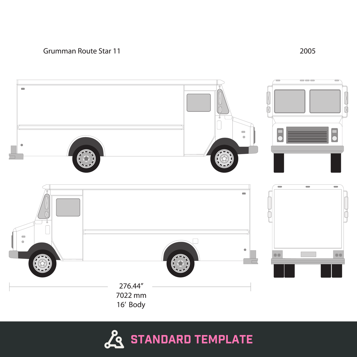 2005 Grumman vector wrap template V11, Design-Ready PDF - GravBase