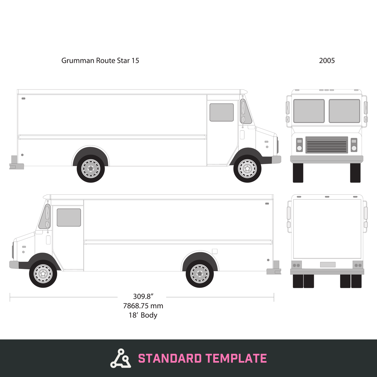 2005 Grumman vector wrap template V15, Design-Ready PDF - GravBase
