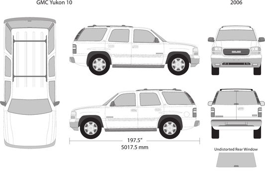 2006 GMC Yukon vector wrap template V10, Design-Ready PDF - GravBase
