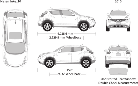 2010 Nissan Juke vector wrap template, Design-Ready PDF - GravBase