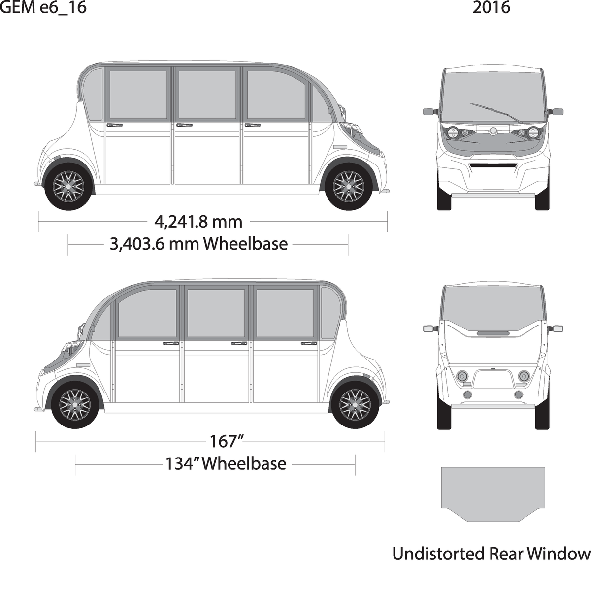 2016 Gem E6 V16 Vehicle Wrap Template