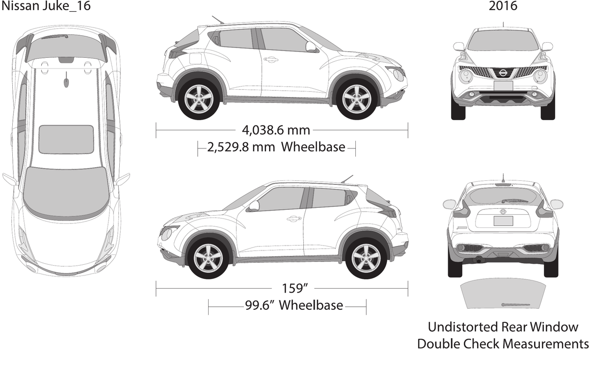 2016 Nissan Juke vector wrap template, Design-Ready PDF - GravBase