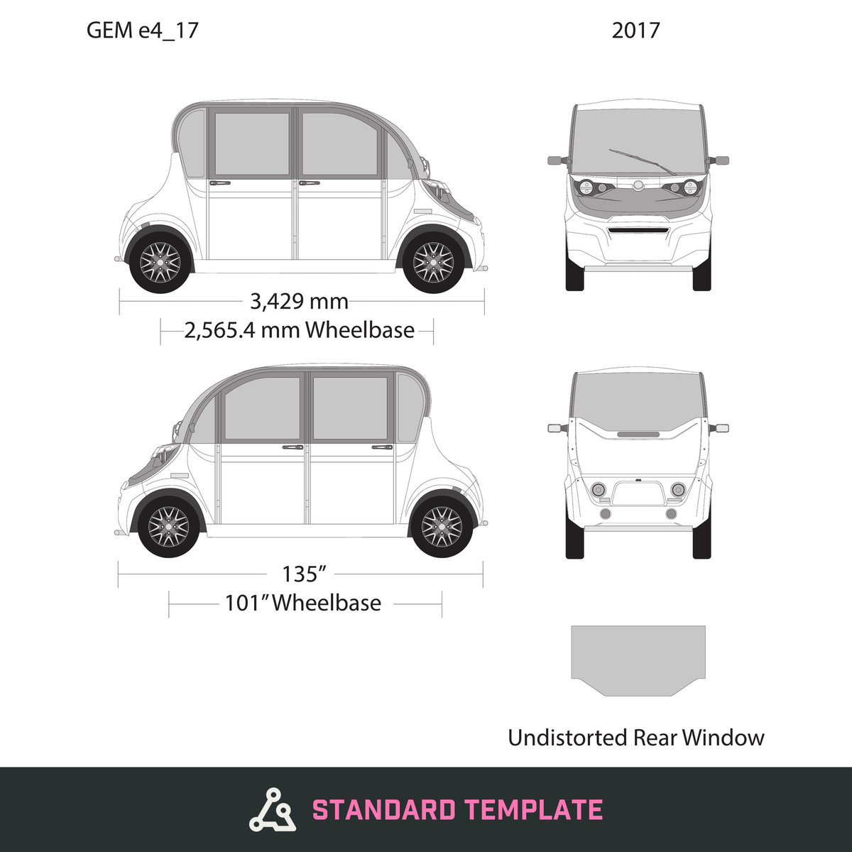 2017 GEM E4 vector wrap template, Design-Ready PDF - GravBase