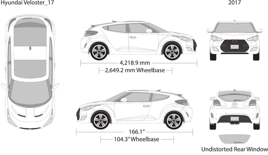 2017 Hyundai Veloster vector wrap template, Design-Ready PDF - GravBase