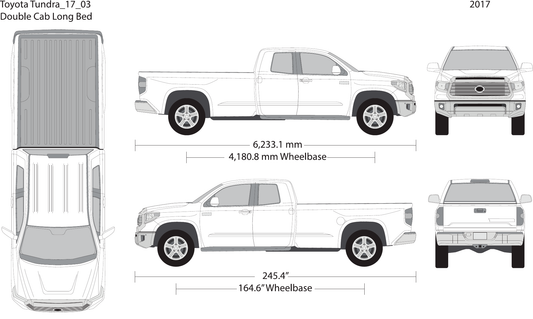 2017 Toyota Tundra vector wrap template V03, Design-Ready PDF - GravBase