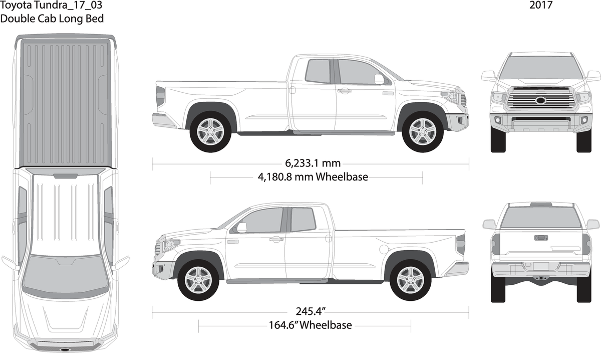 2017 Toyota Tundra V03 Vehicle Wrap Template