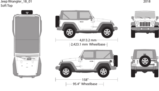 2018 Jeep Wrangler vector wrap template V01, Design-Ready PDF - GravBase