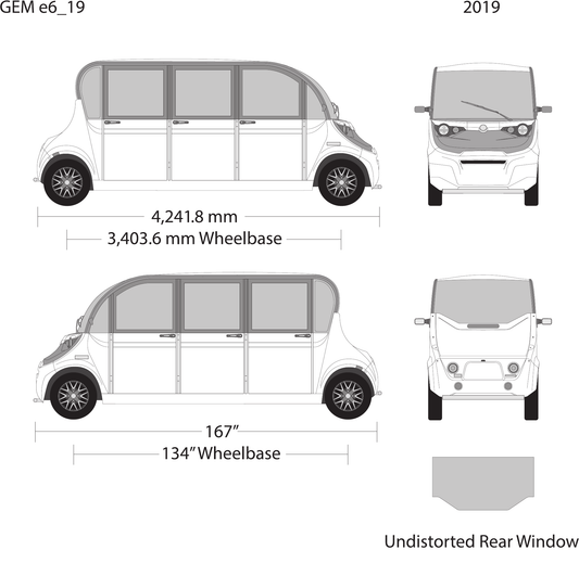 2019 GEM E6 vector wrap template, Design-Ready PDF - GravBase