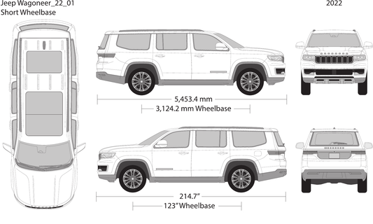 2022 Jeep Wagoneer vector wrap template, Design-Ready PDF - GravBase