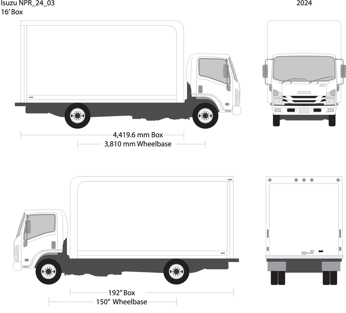 2024 Isuzu Npr V03 Vehicle Wrap Template