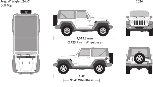 2024 Jeep Wrangler vector wrap template V01, Design-Ready PDF - GravBase