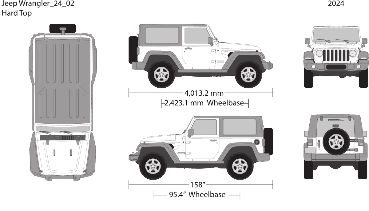 2024 Jeep Wrangler vector wrap template V02, Design-Ready PDF - GravBase