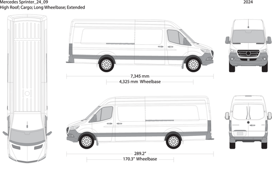 2024 Mercedes Sprinter V09 Vehicle Wrap Template