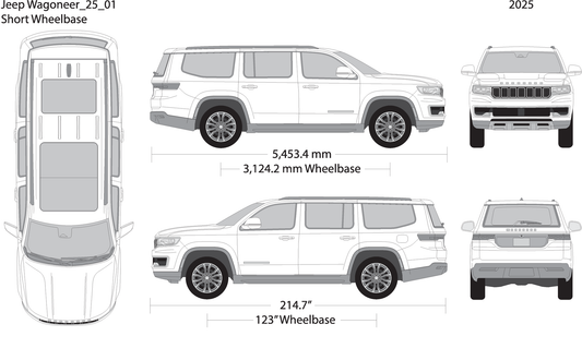 2025 Jeep Wagoneer V01 Vehicle Wrap Template