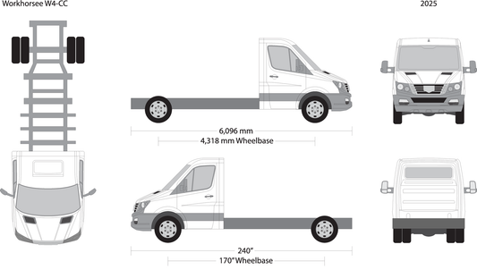 2025 Workhorse W4Cc V25 Vehicle Wrap Template